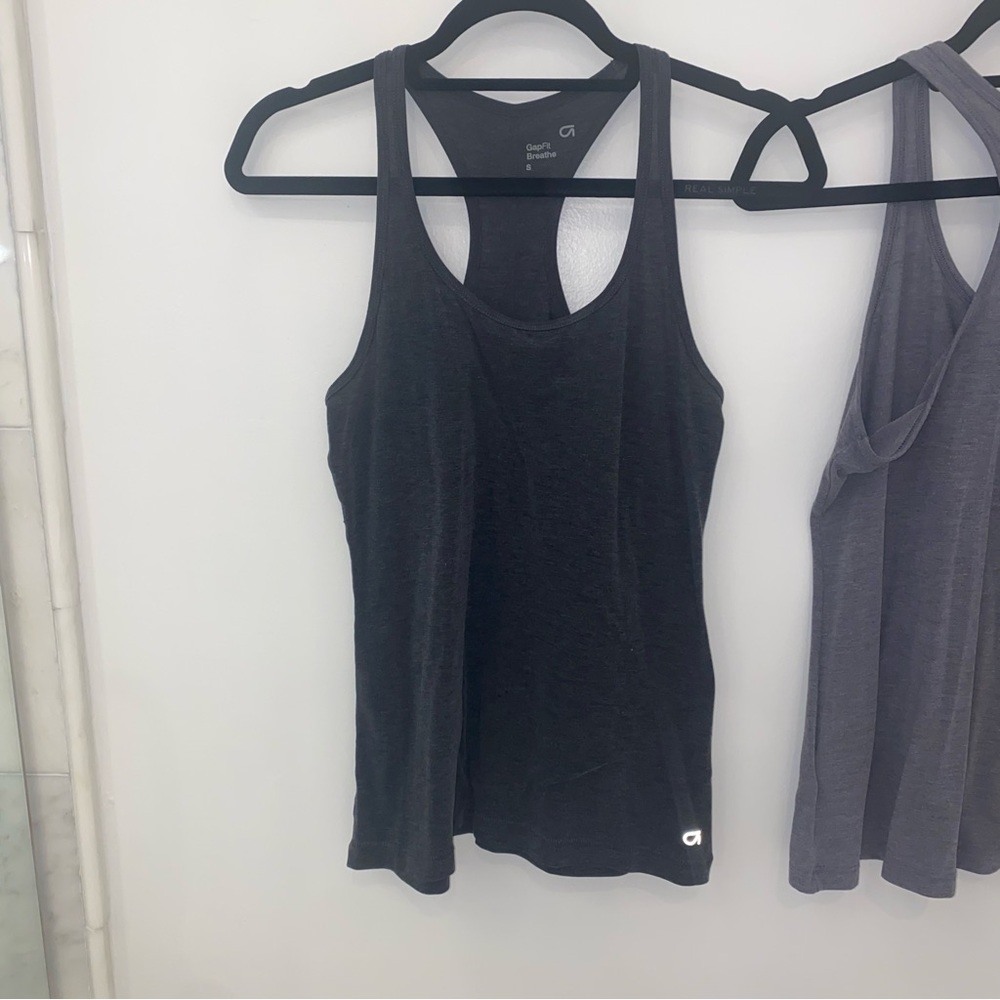 GapFit racerback tank & Old Navy Active racerback tank